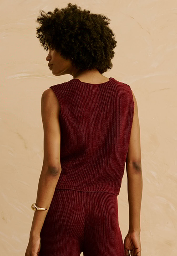 Colete em Tricot