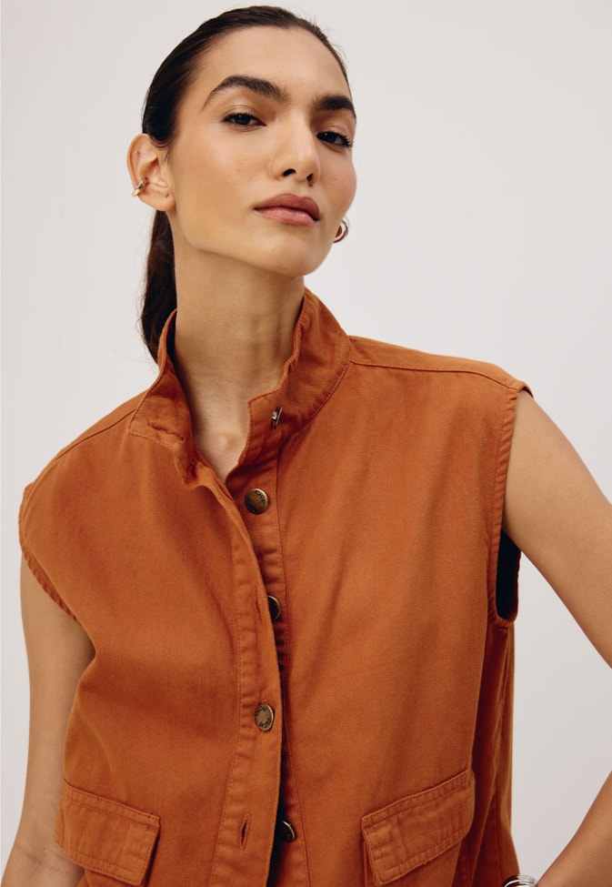 Colete Sarja Gola Alta