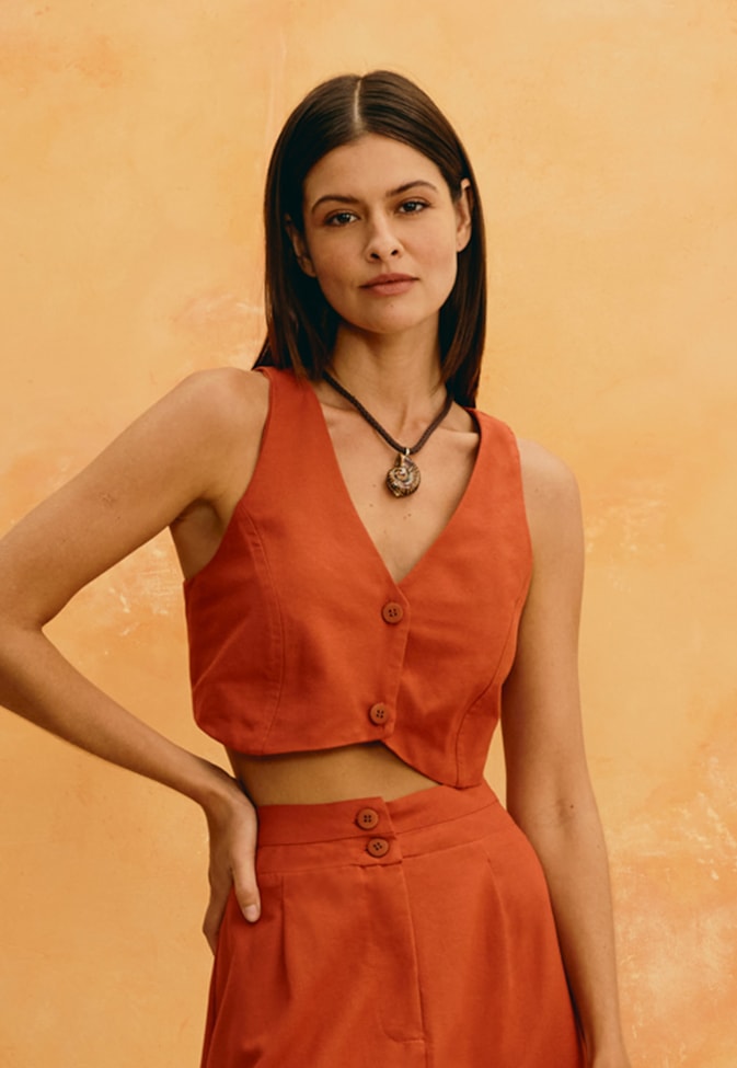 Coletinho Cropped Liso
