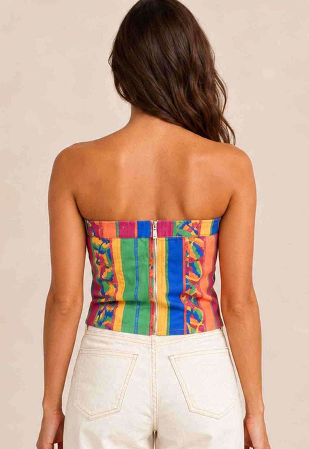 Corselet Sarja Estampado Caminito