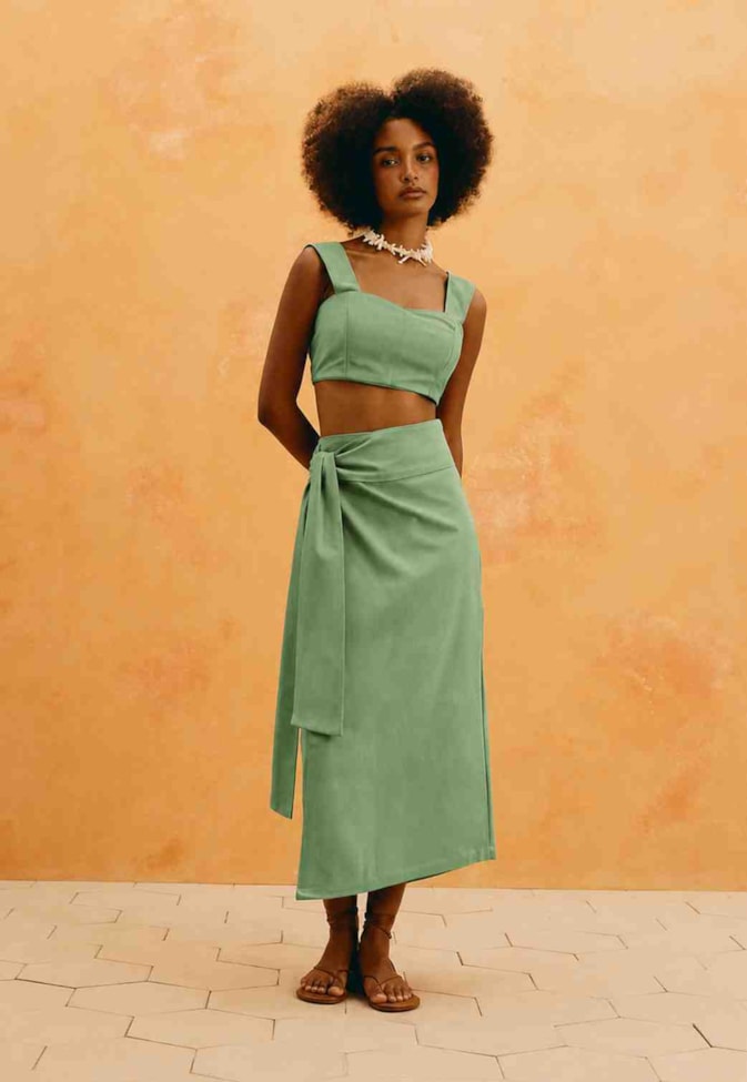 Cropped Alça Larga