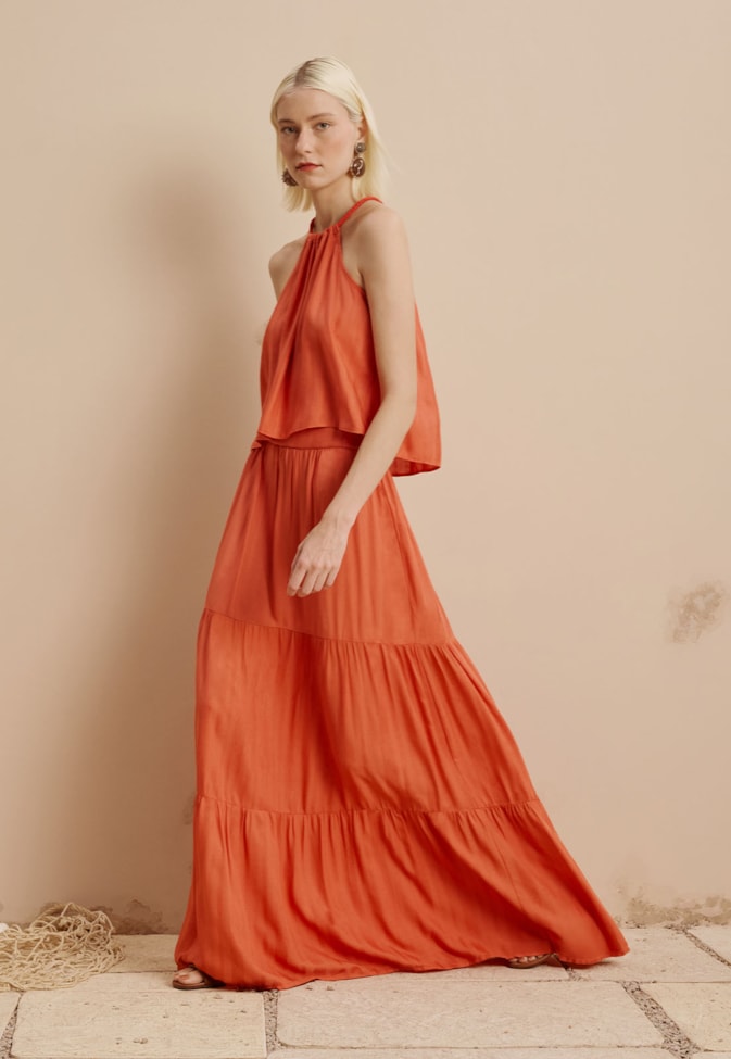 Cropped Alongado Decote Túnel