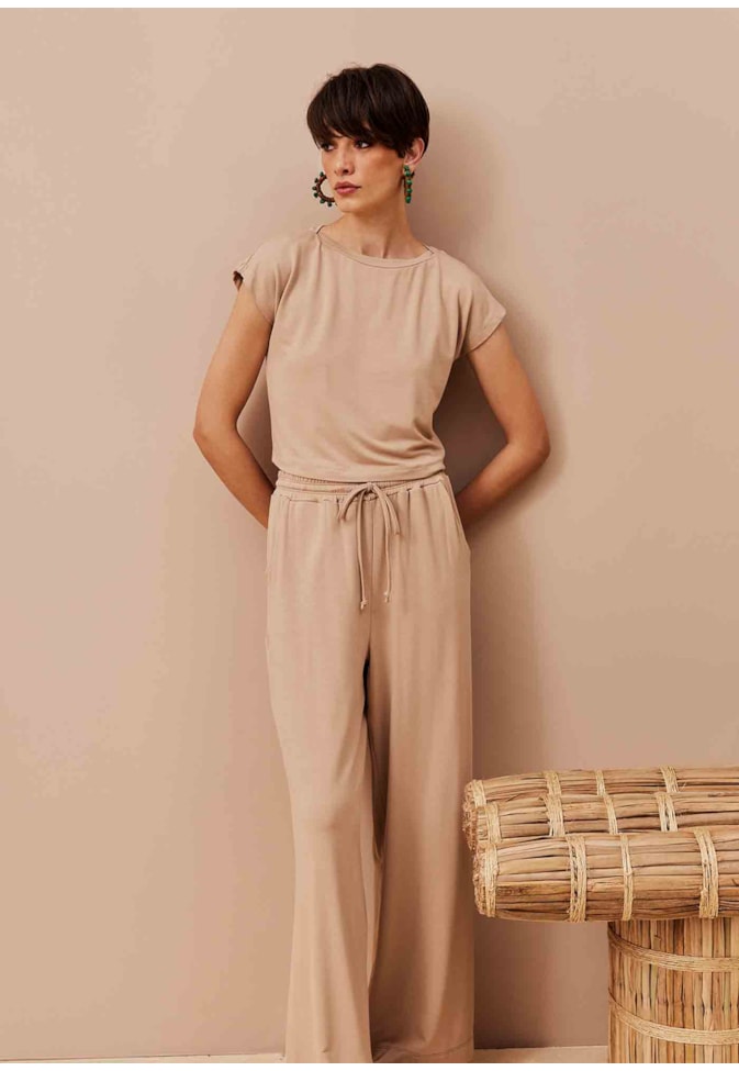 Cropped Alongado Liso