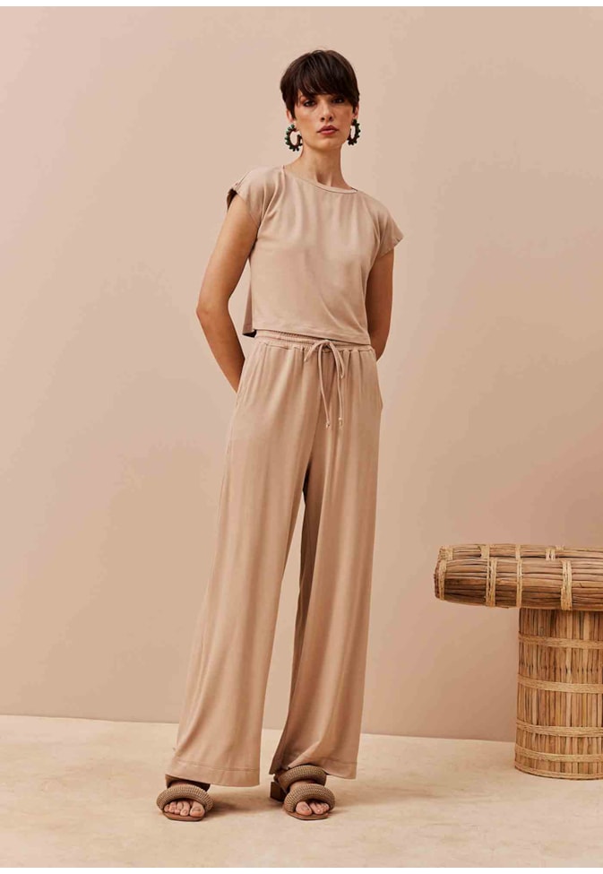 Cropped Alongado Liso