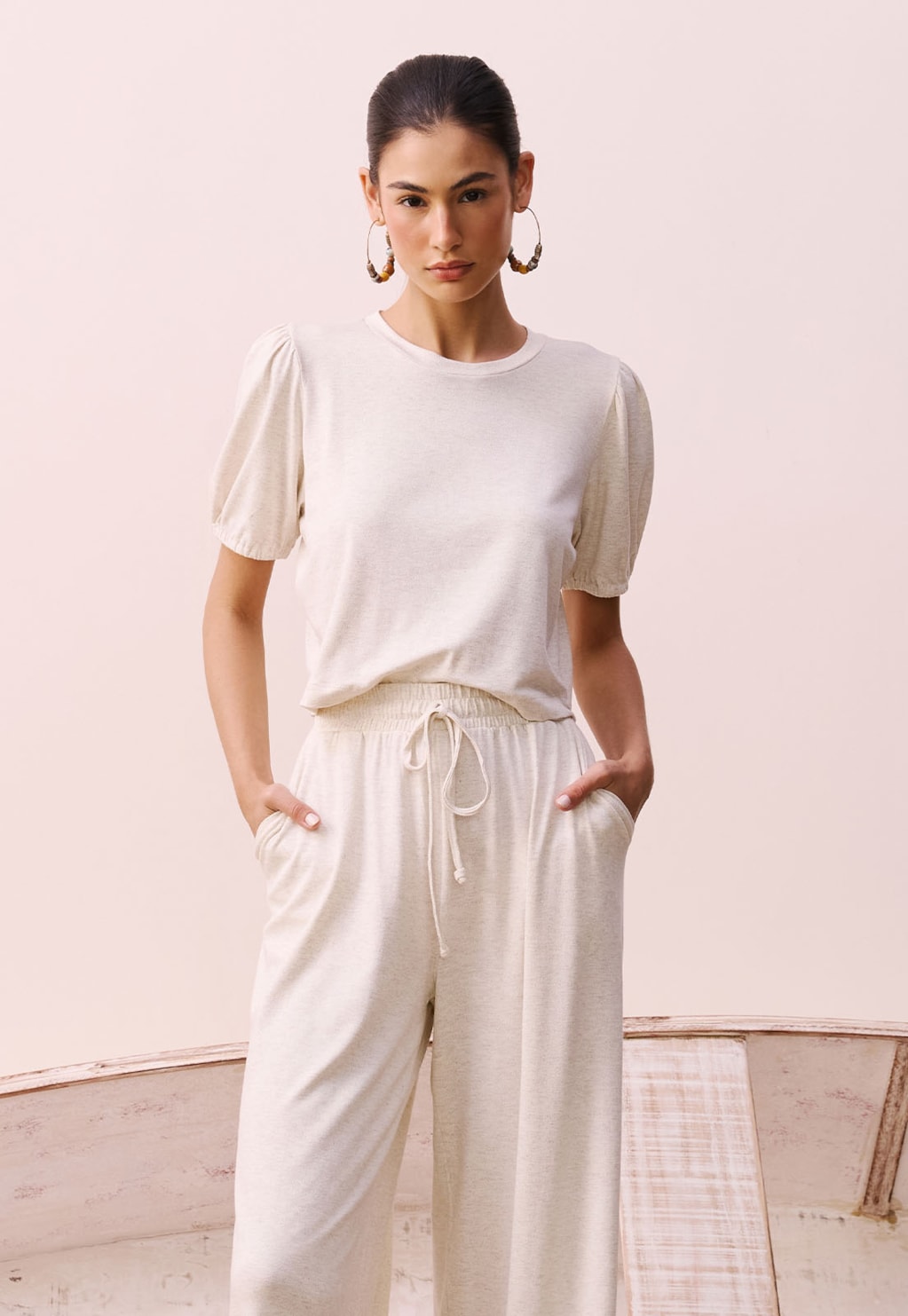 Cropped Alongado Manguinha Bufante