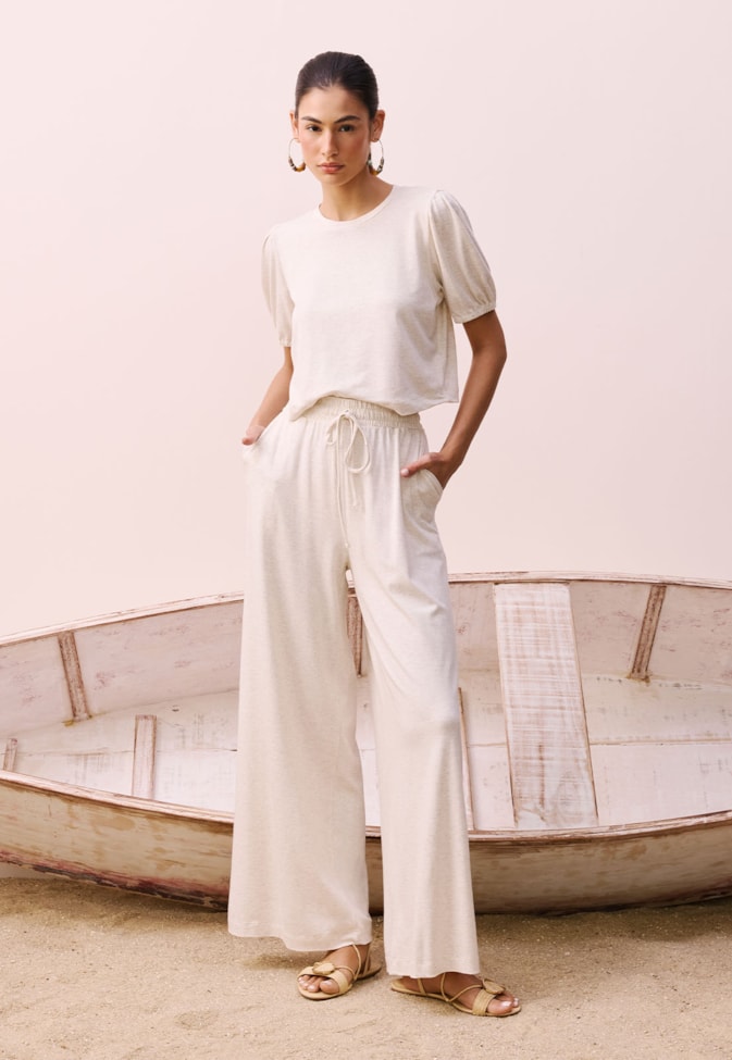 Cropped Alongado Manguinha Bufante