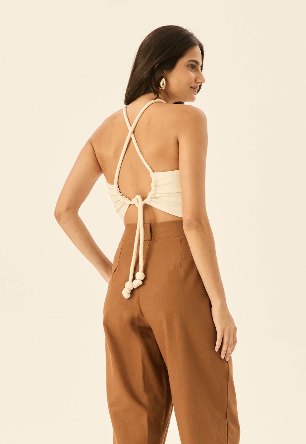 Cropped Amarração Corda