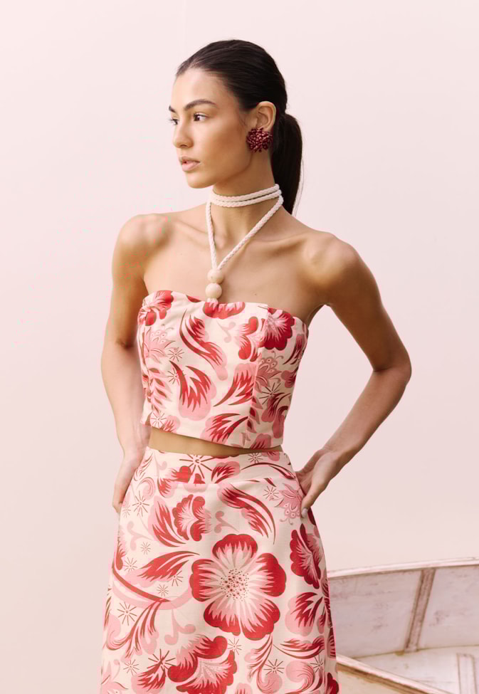 Cropped Amarração Corda