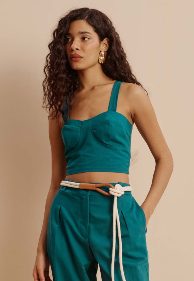 Cropped Amarração Costas