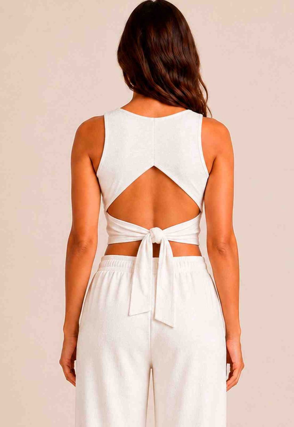 Cropped Amarração Costas Liso