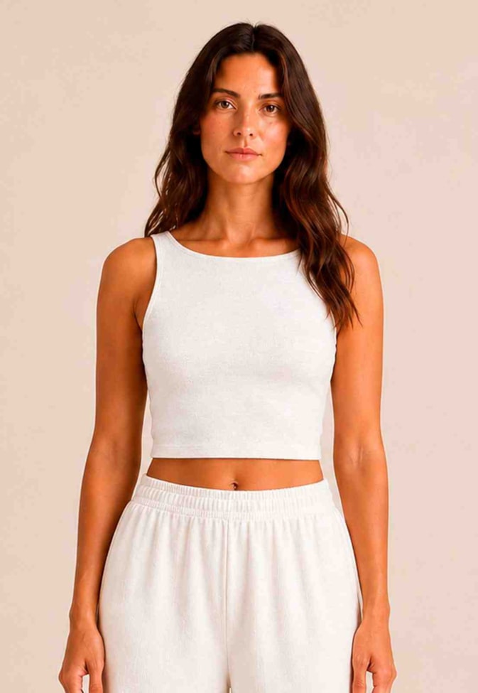Cropped Amarração Costas Liso