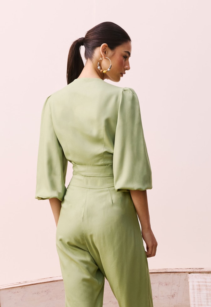 Cropped Cachecouer Manga Bufante