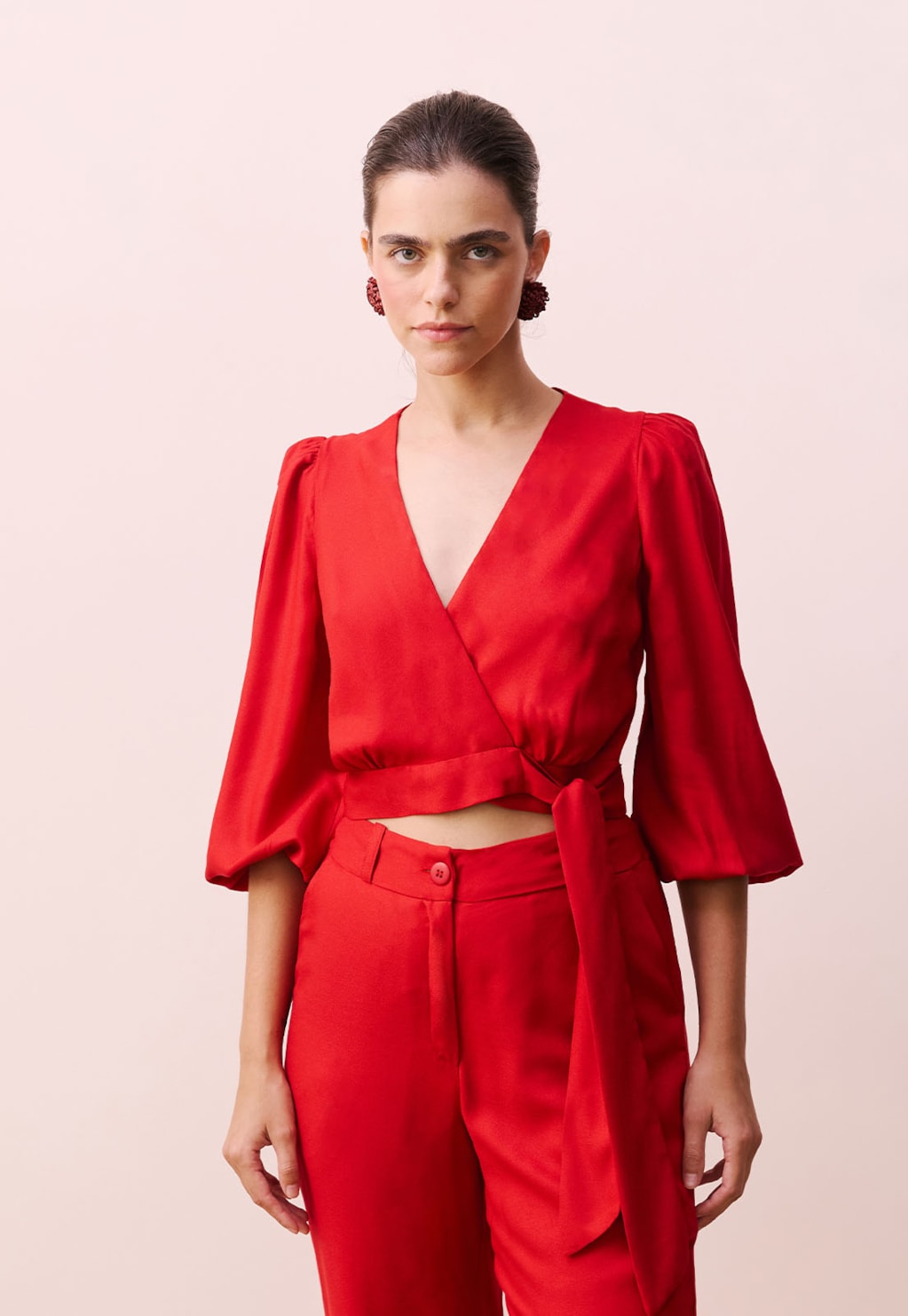 Cropped Cachecouer Manga Bufante