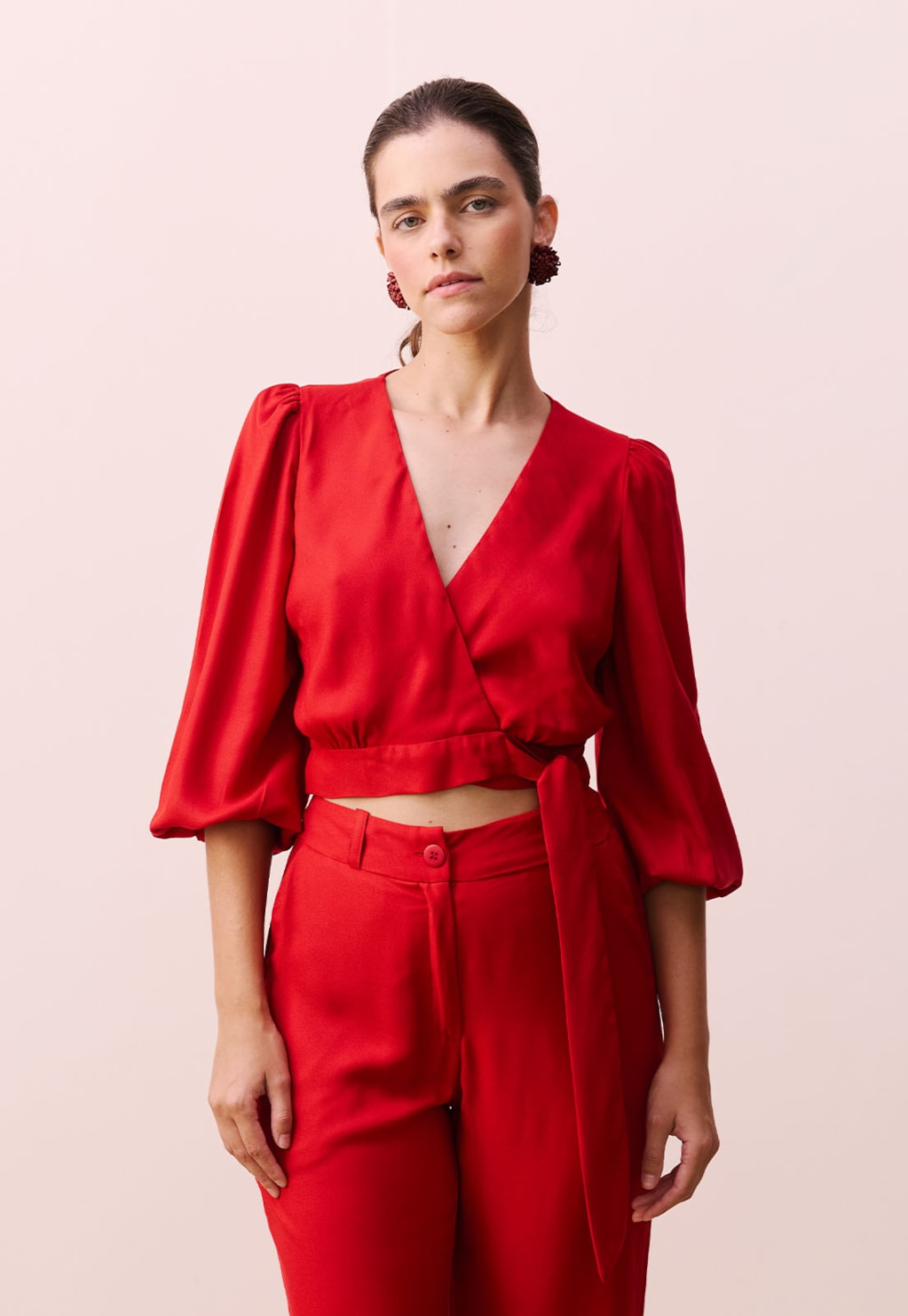 Cropped Cachecouer Manga Bufante