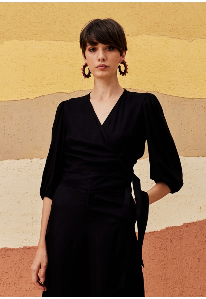 Cropped Cachecouer Manga Bufante