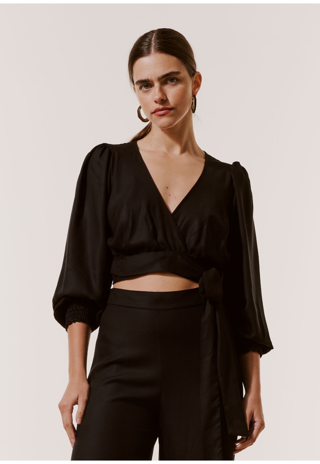 Cropped Cachecouer Manga Longa