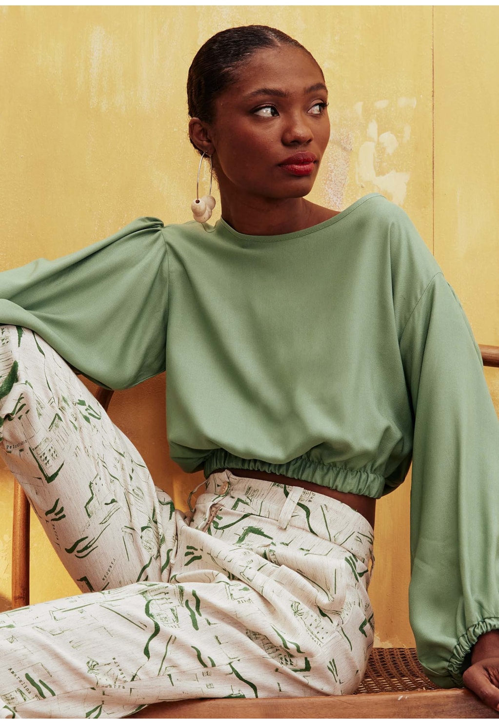 Cropped Cava Descolada Liso