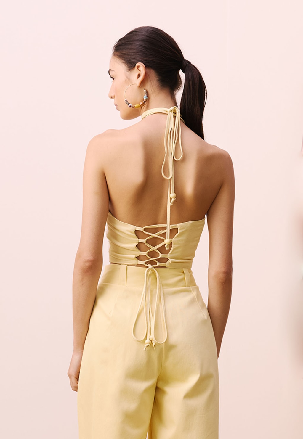 Cropped Com Malha Rendada