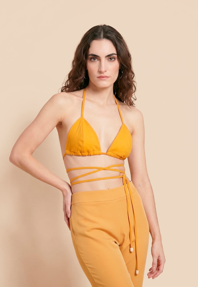 Cropped Cortininha Liso