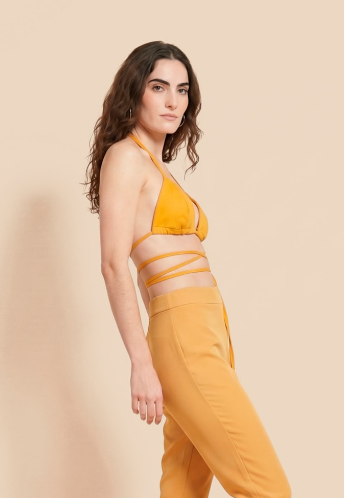 Cropped Cortininha Liso