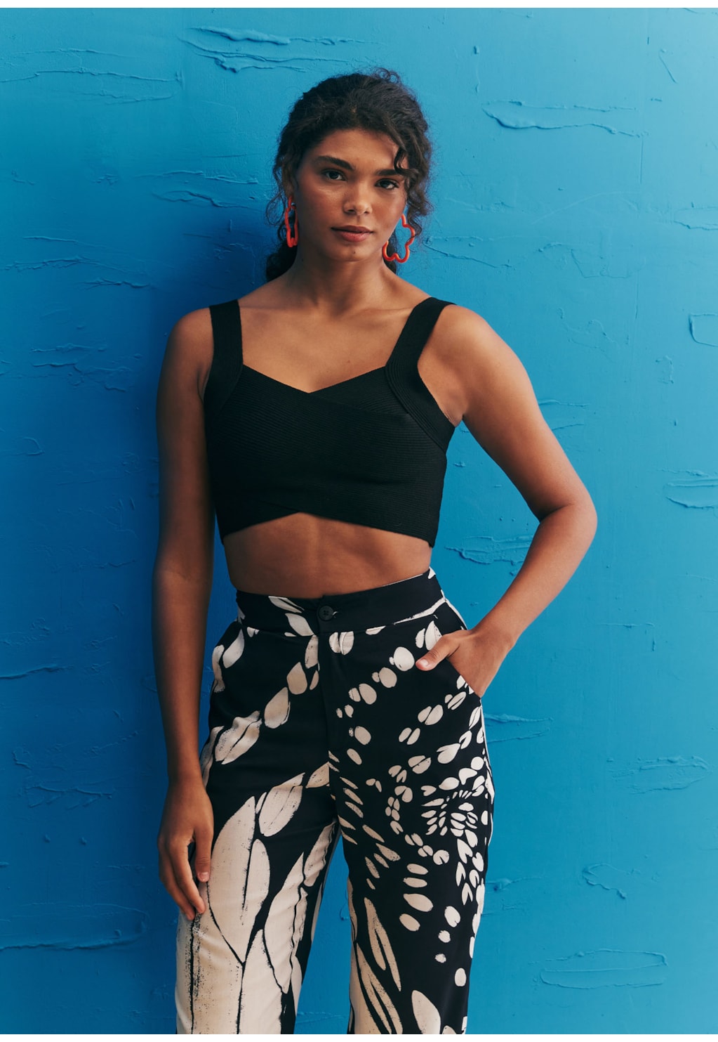 Cropped Cruzado Tricot