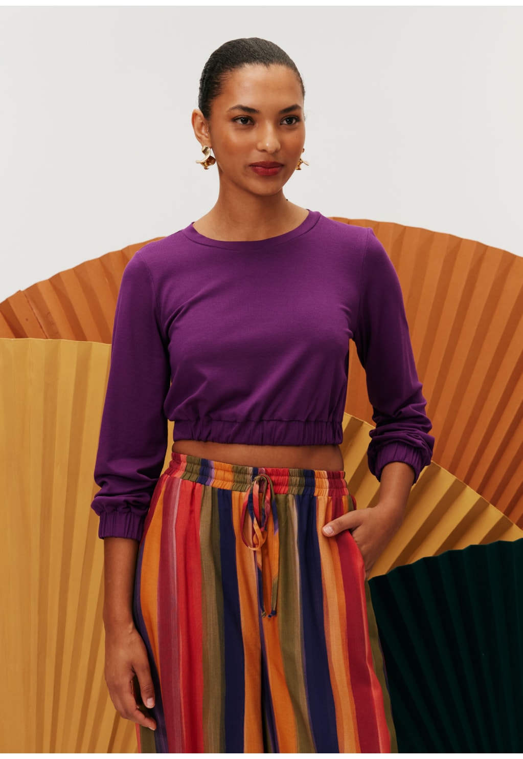 Cropped Decote Canoa