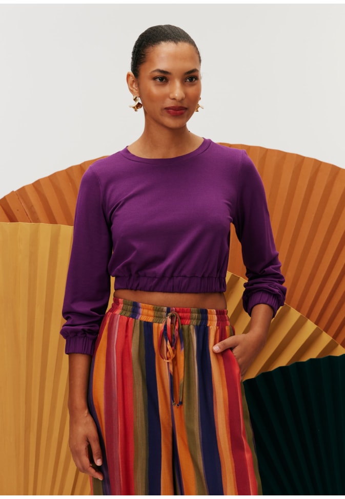 Cropped Decote Canoa