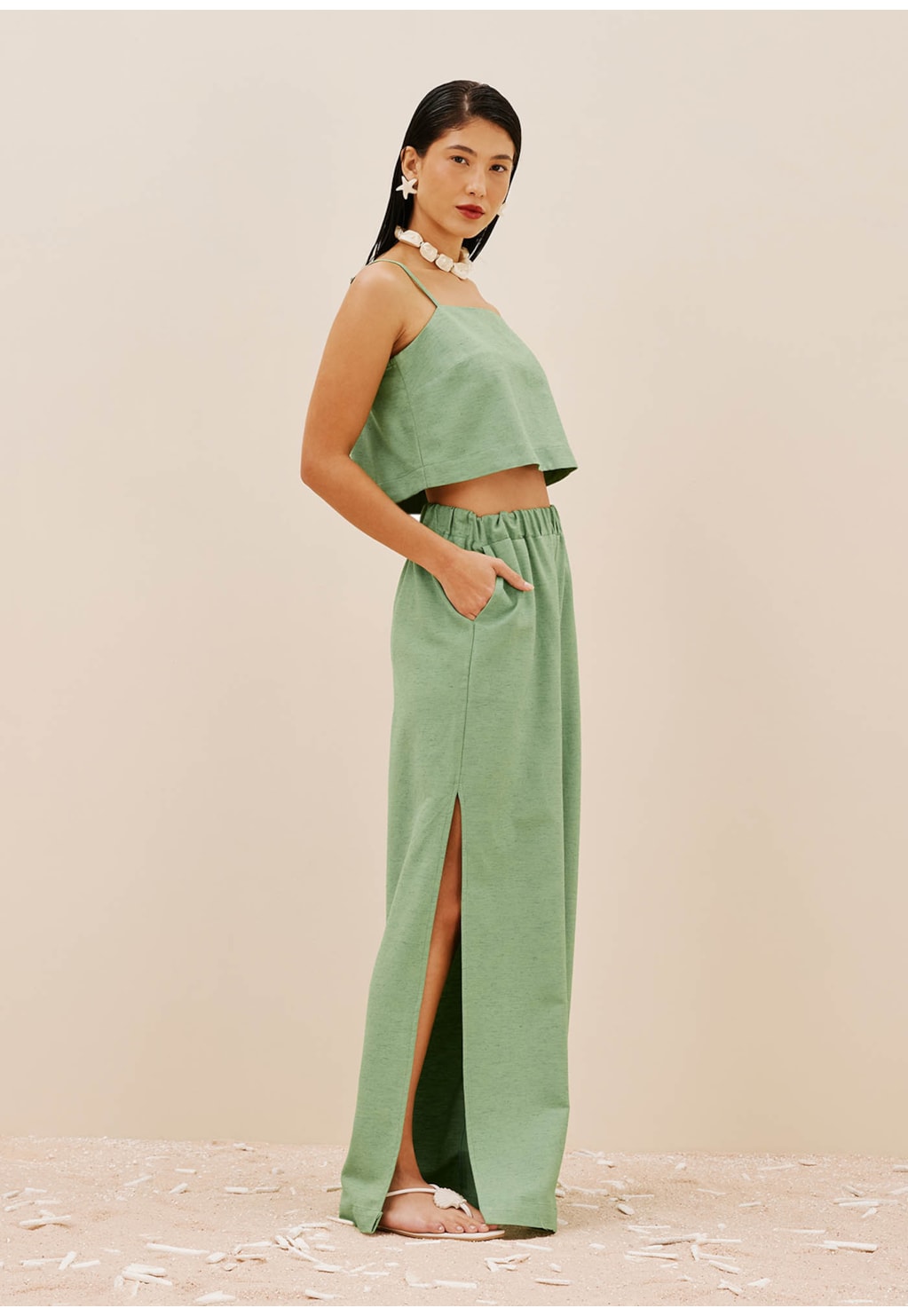 Cropped Detalhe Quadradinha