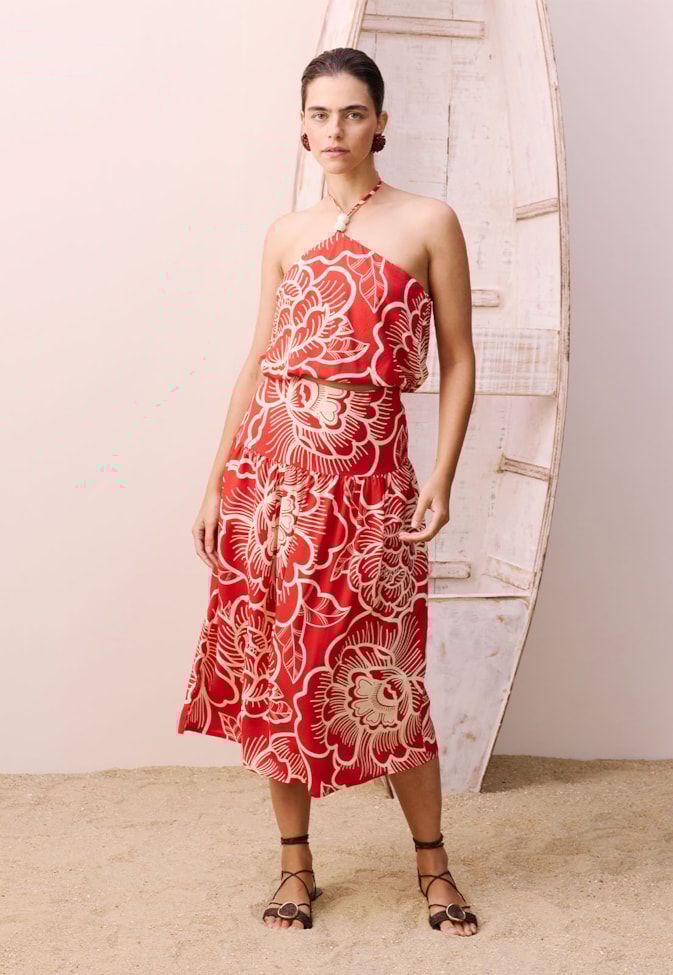 Cropped Elástico Detalhe Costas