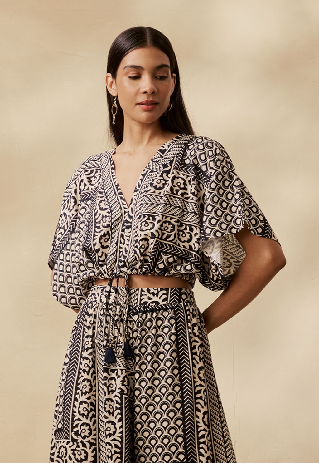 Cropped Estampado Florcita