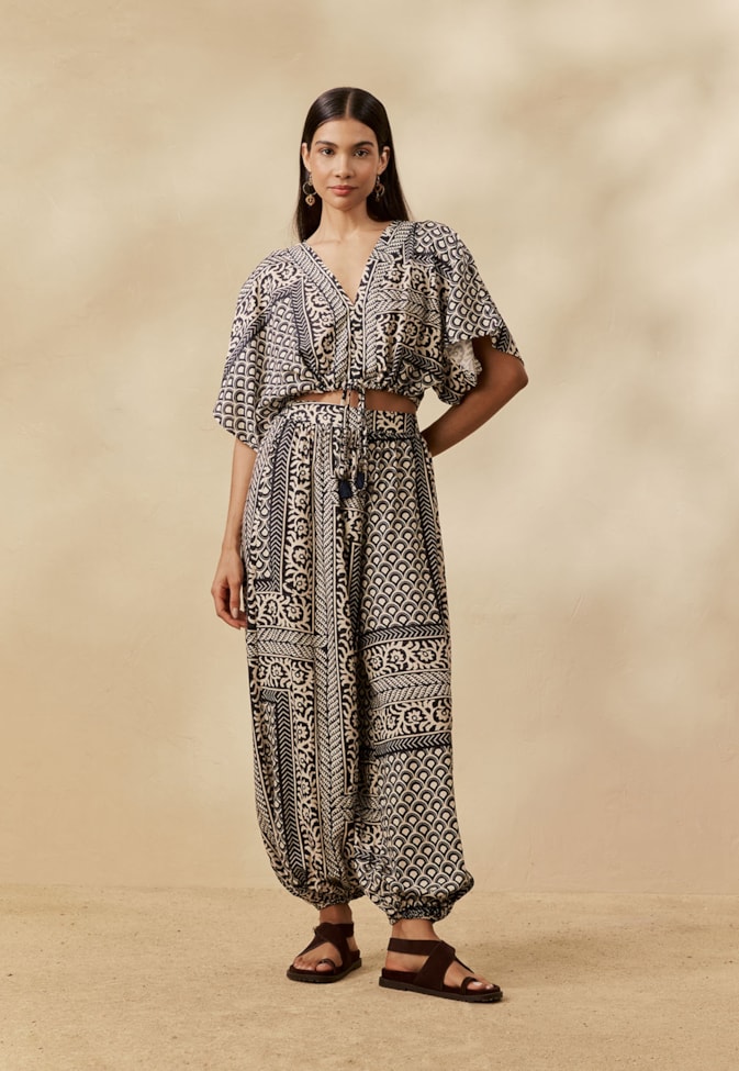 Cropped Estampado Florcita