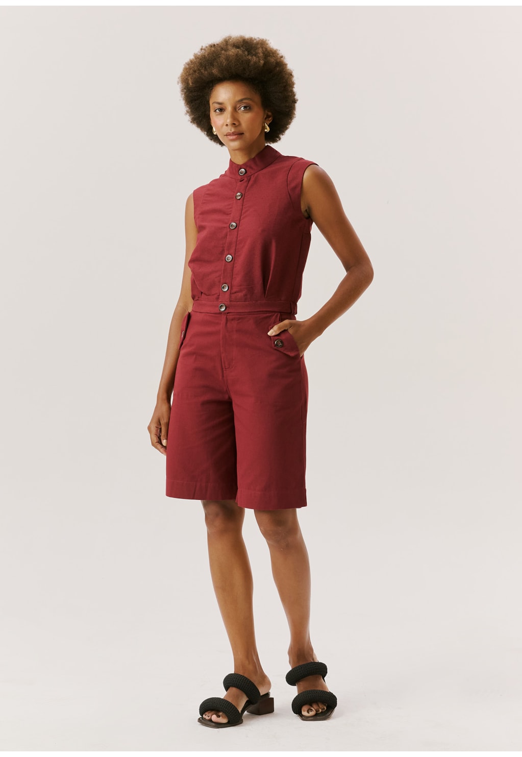 Cropped Golinha com Botões 