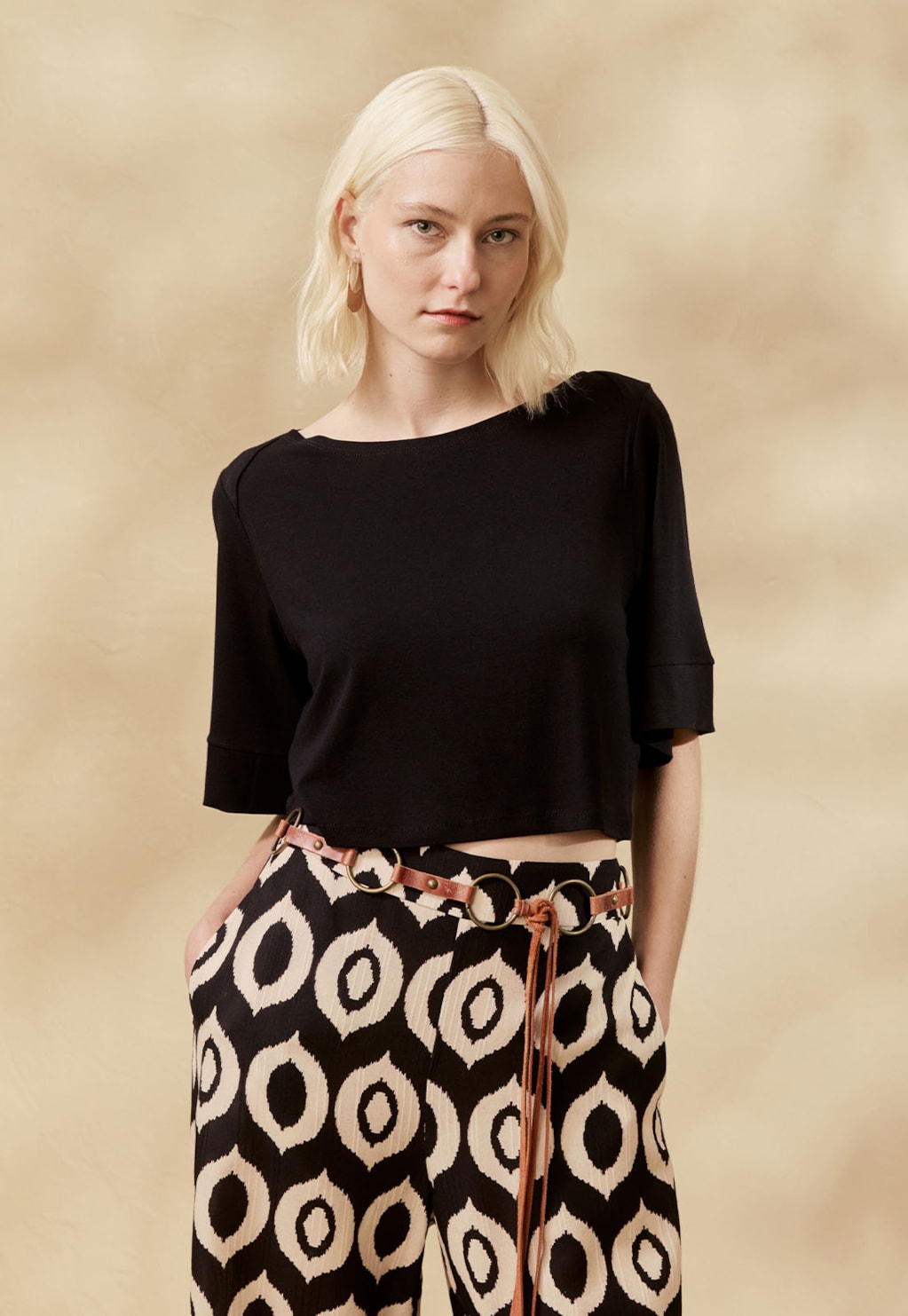 Cropped Liso com Manga