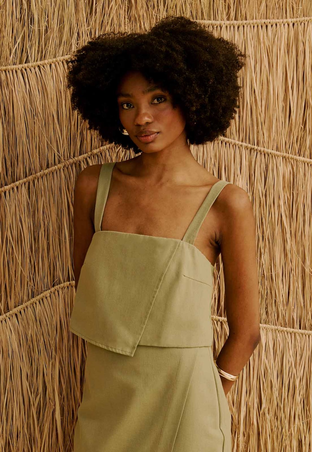 Cropped Liso com Ponta