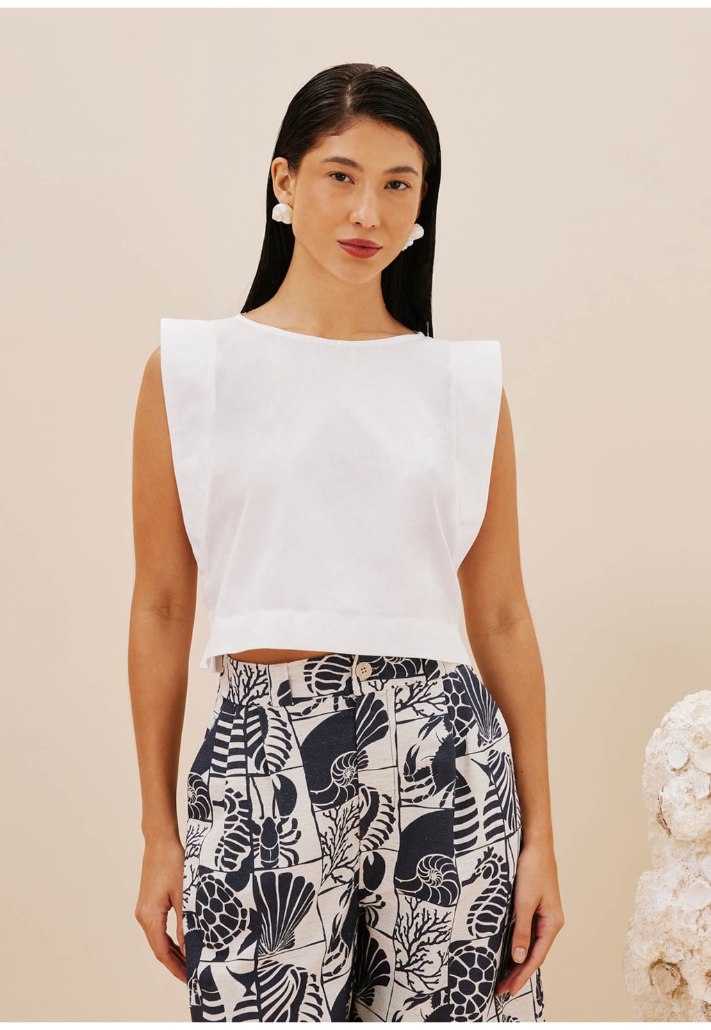 Cropped Manga Muscle Tee