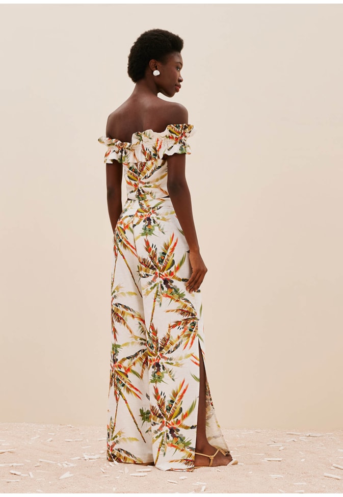 Cropped Ombro Só Estampado Itapuã