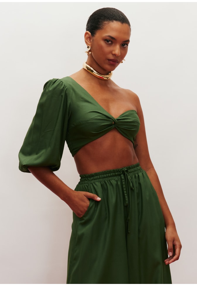 Cropped Ombro Só Nó