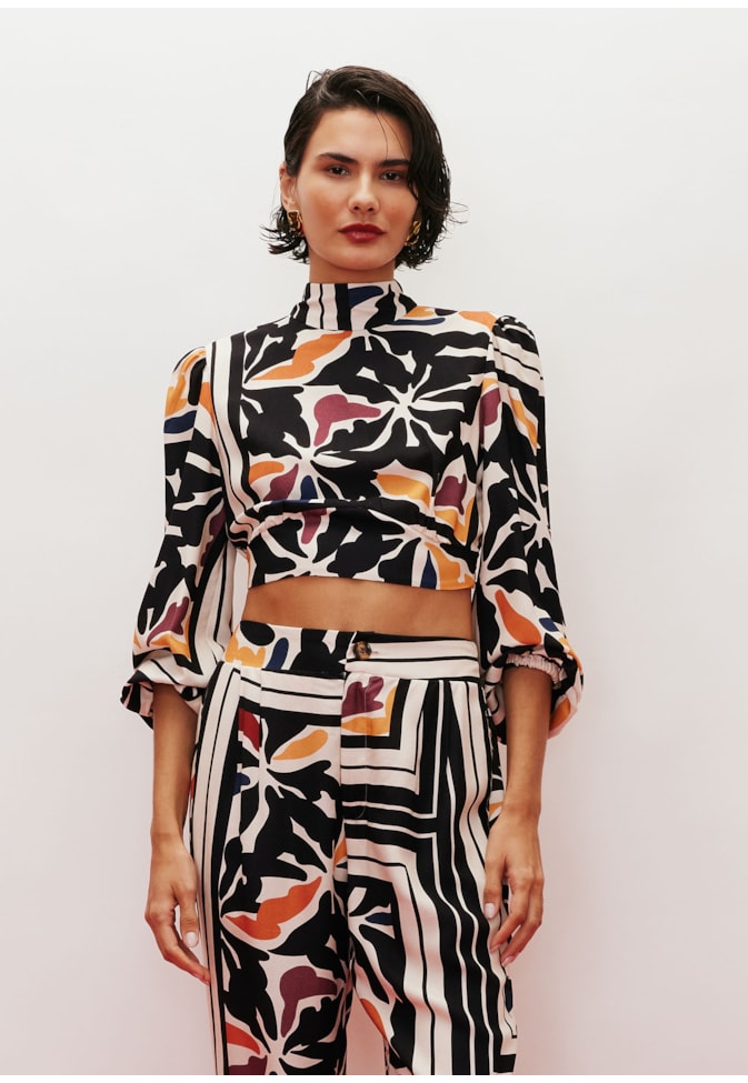 Cropped Pala Estampado Mambo