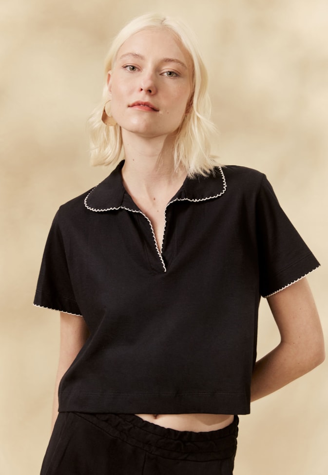 Cropped Polo Picueta