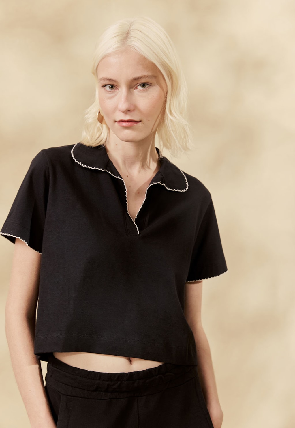 Cropped Polo Picueta