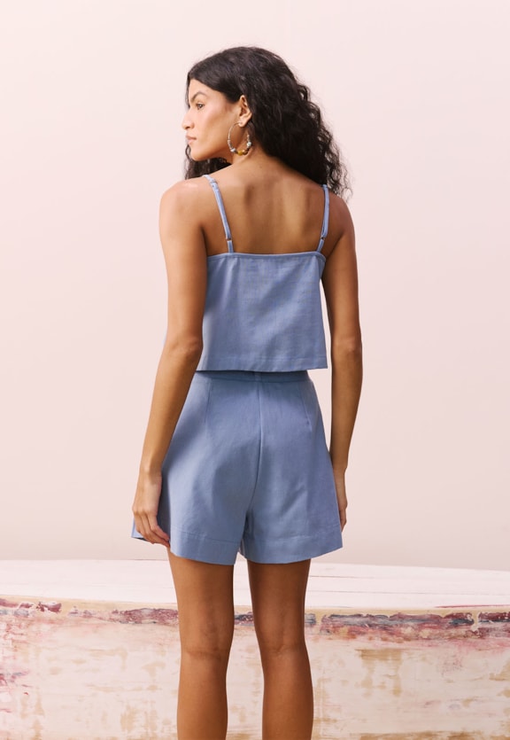 Cropped Quadrada Vista Traseira