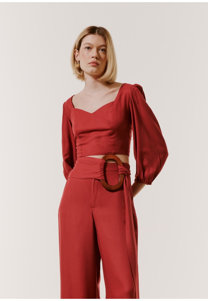 Cropped Recortes Busto