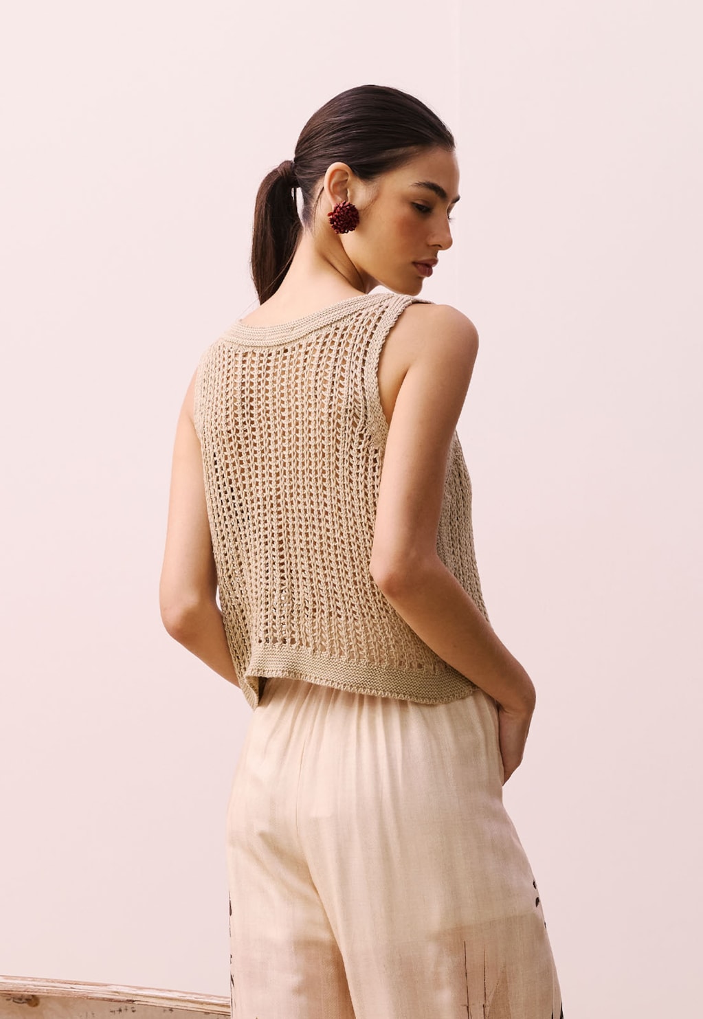 Cropped Regata Rendada