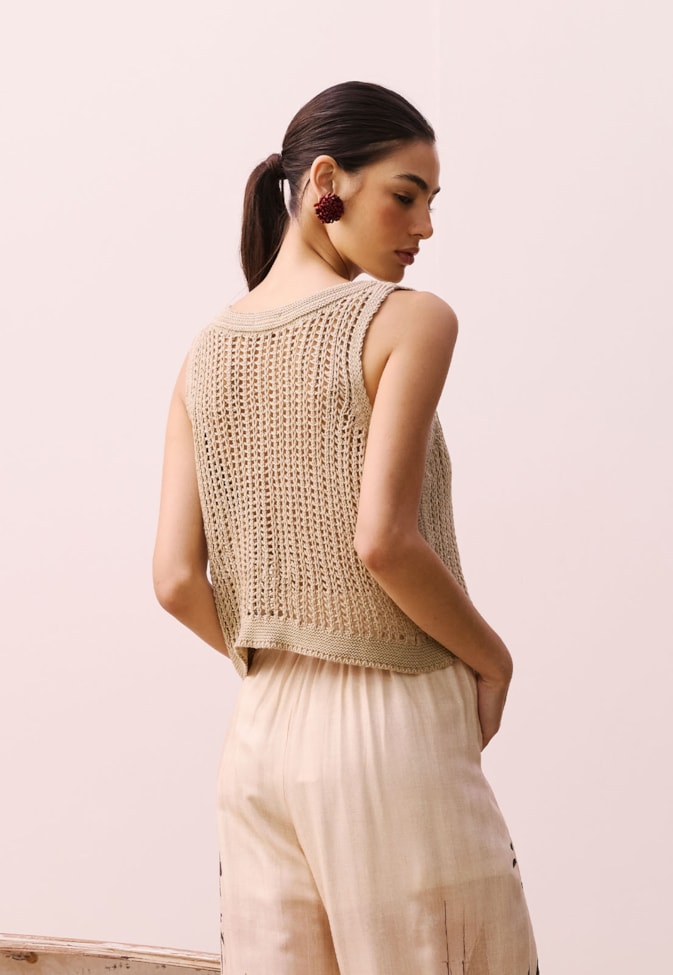 Cropped Regata Rendada