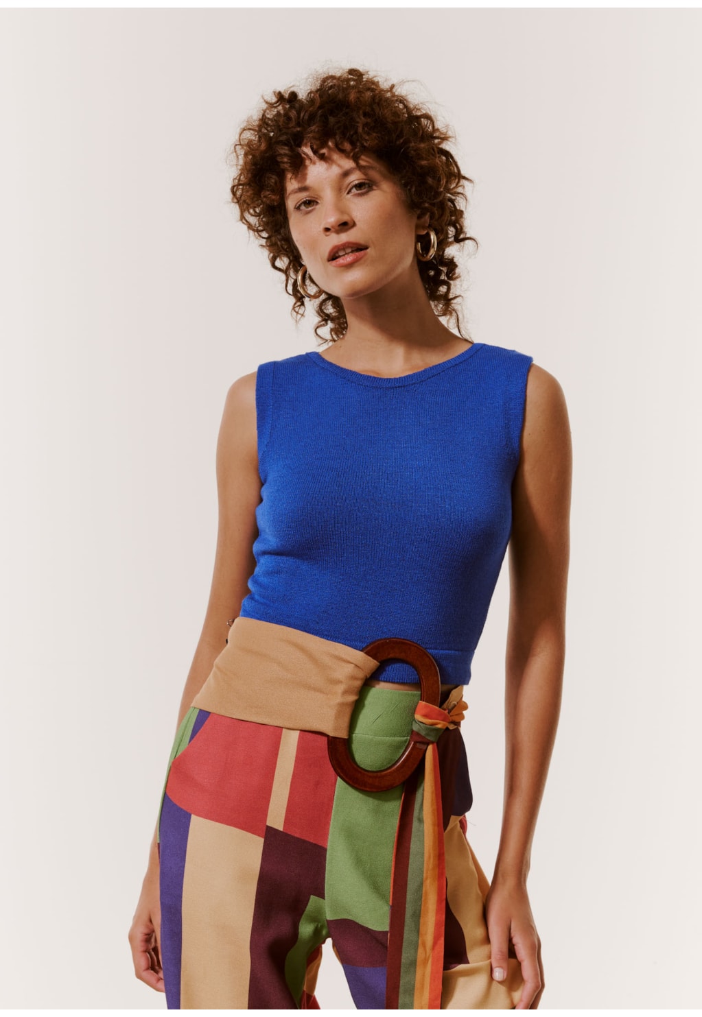 Cropped Regata Tricot