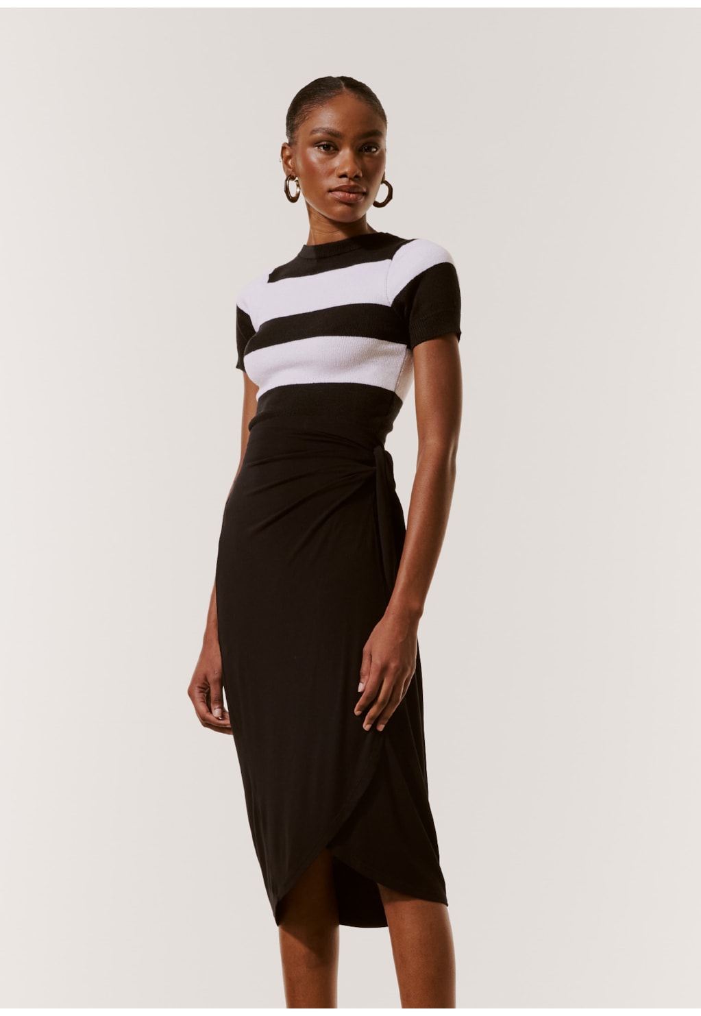 Cropped Tricot Listra Larga