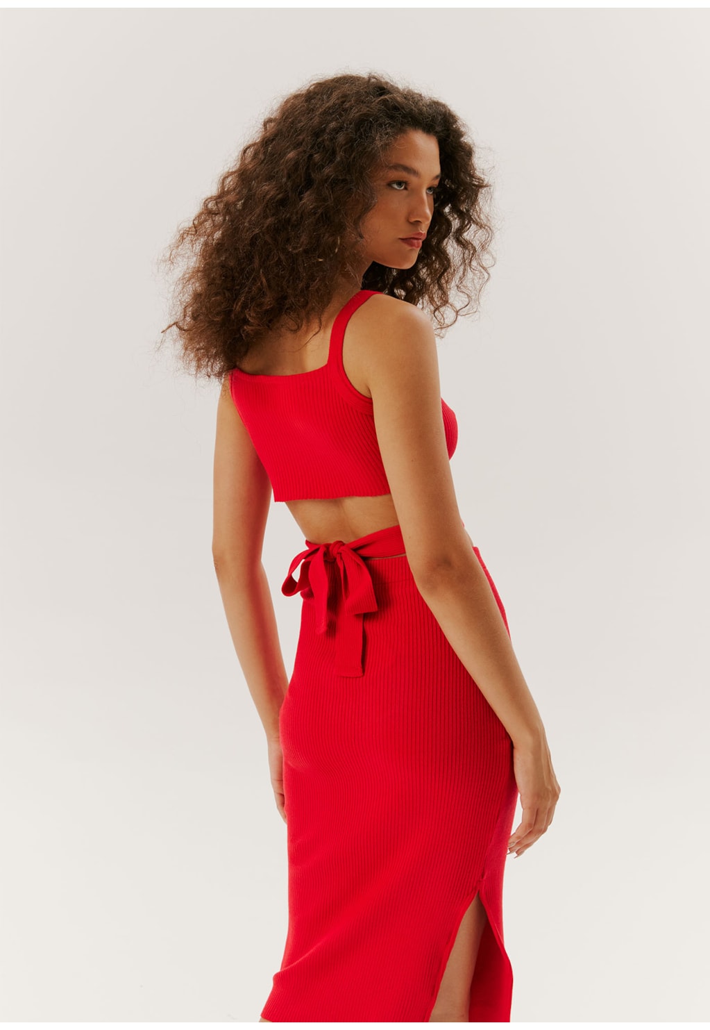 Cropped Vazado Lateral Tricot