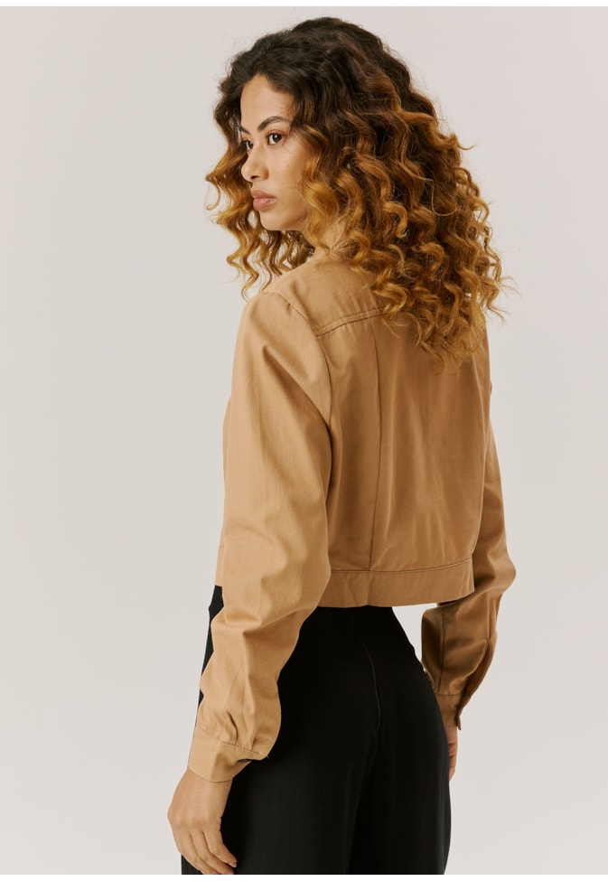 Jaqueta Cropped Botões