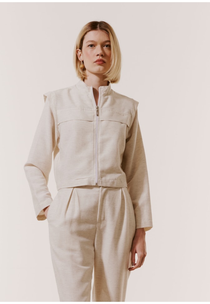 Jaqueta Detalhe Ombro