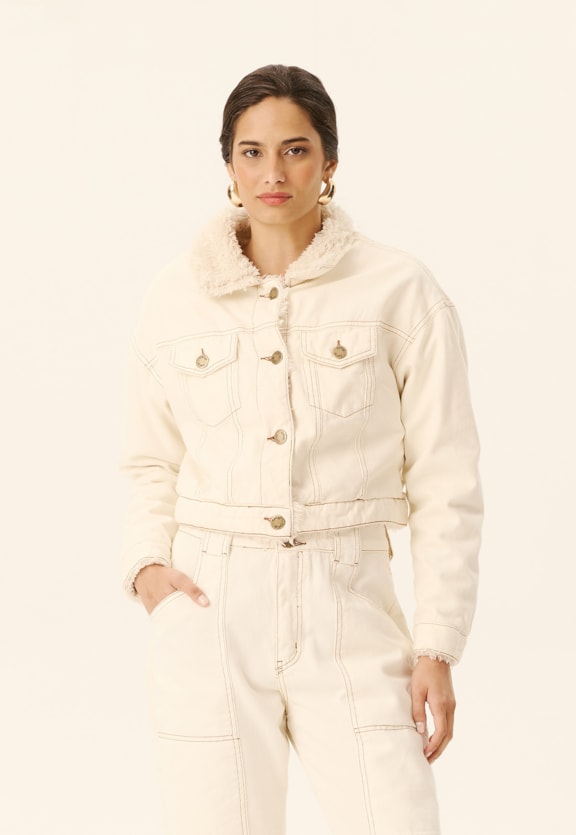 Jaqueta Dublada Sherpa Vista Traseira